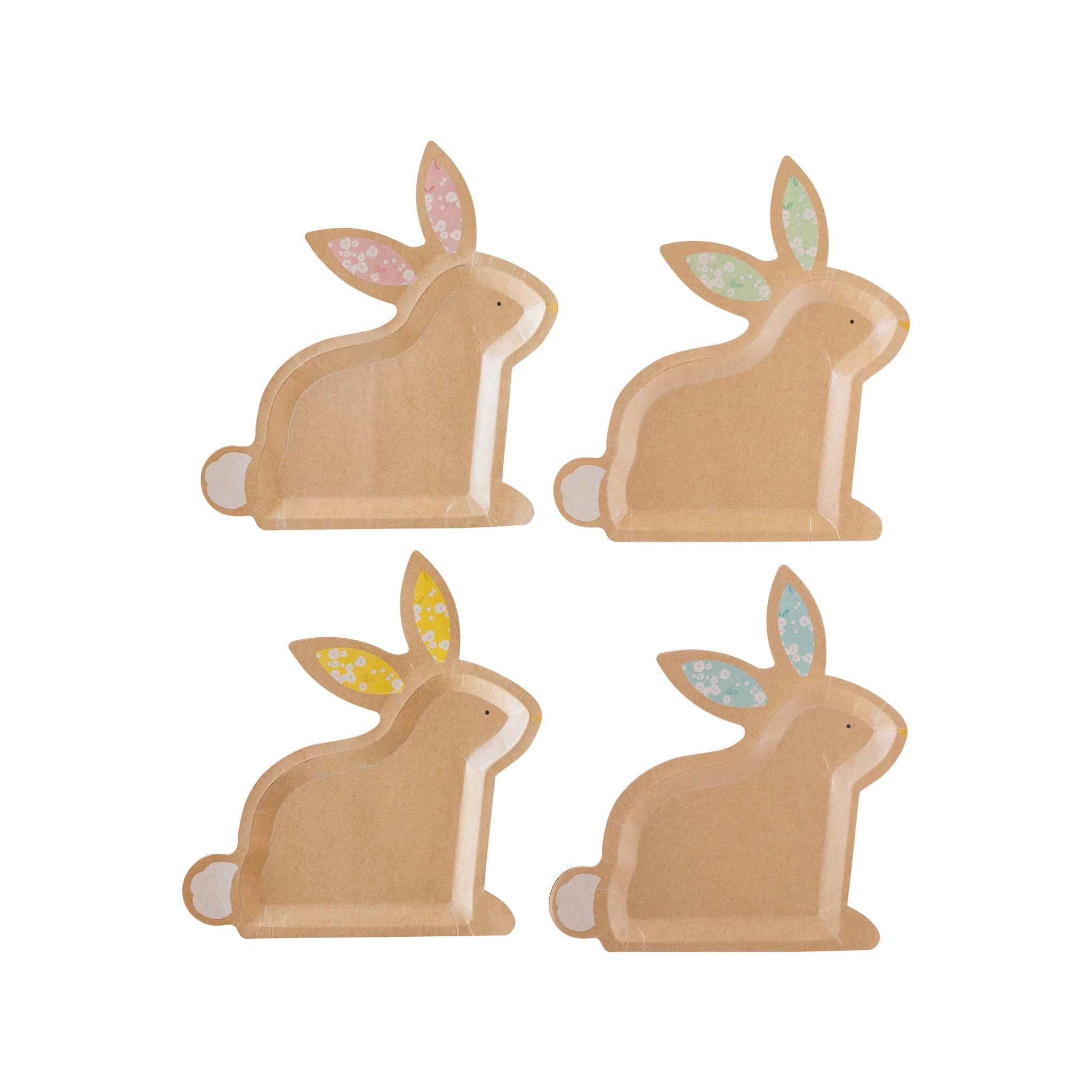 Occasions By Shakira - Kraft Bunny Shaped Plate Set | My Mind's Eye