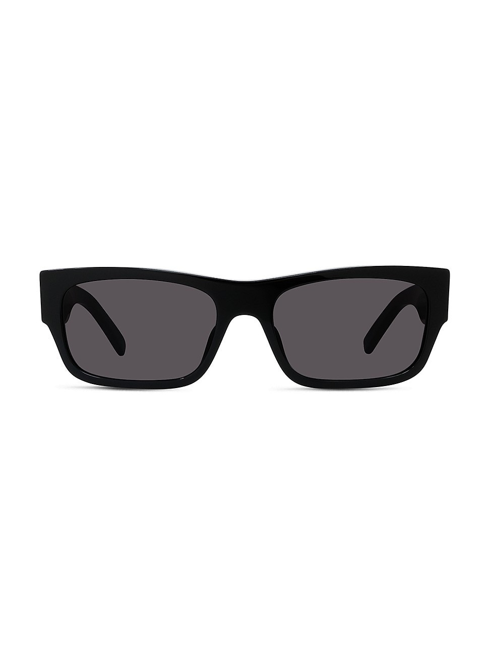 Women's 4G 56MM Rectangular Sunglasses - Black Smoke | Saks Fifth Avenue