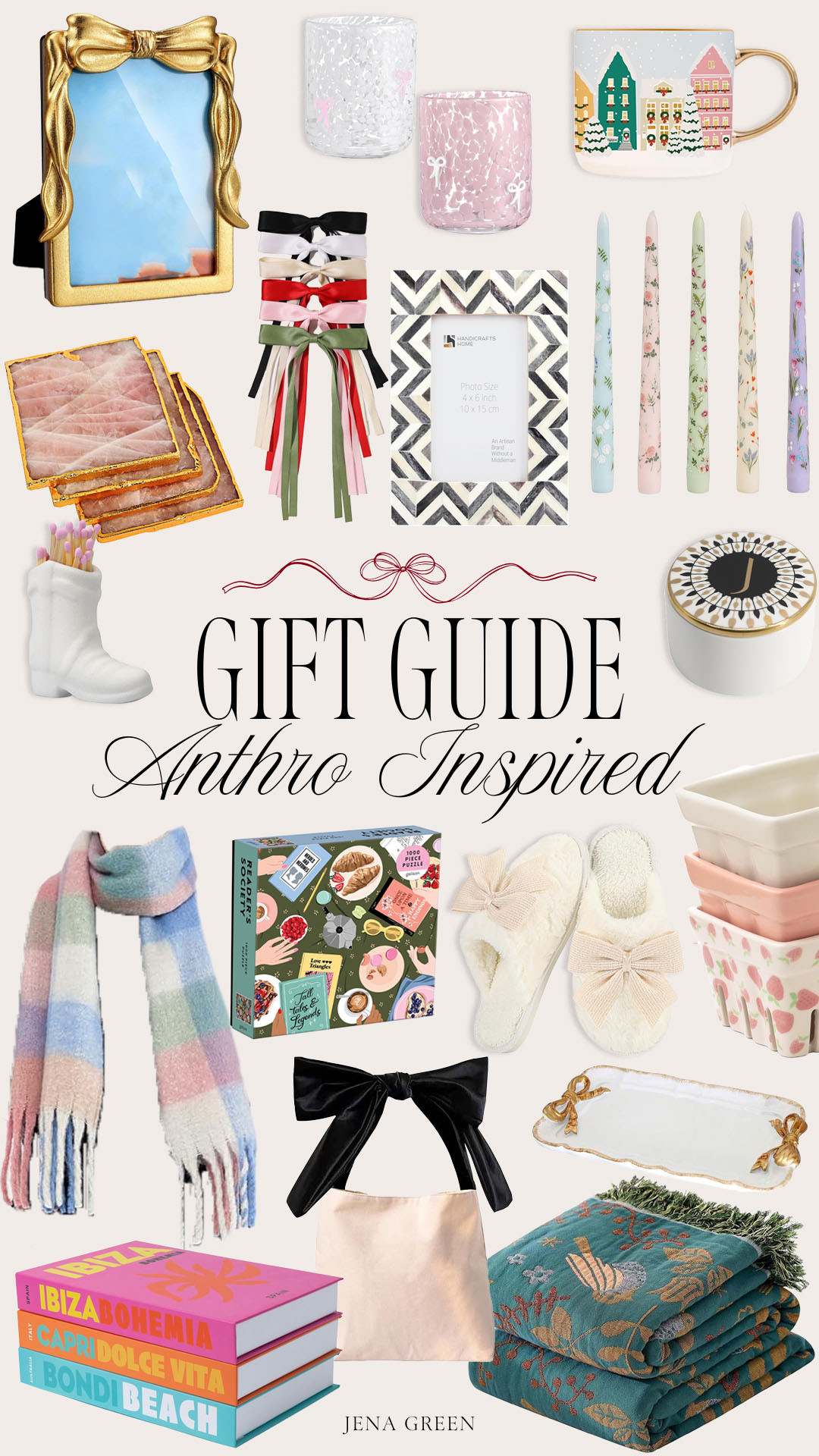 Anthropologie Inspired Gift Guide | Girlie Gift Guide | Gift Guide for Her 

 #LTKGiftGuide #LTKHoliday #LTKFindsUnder100