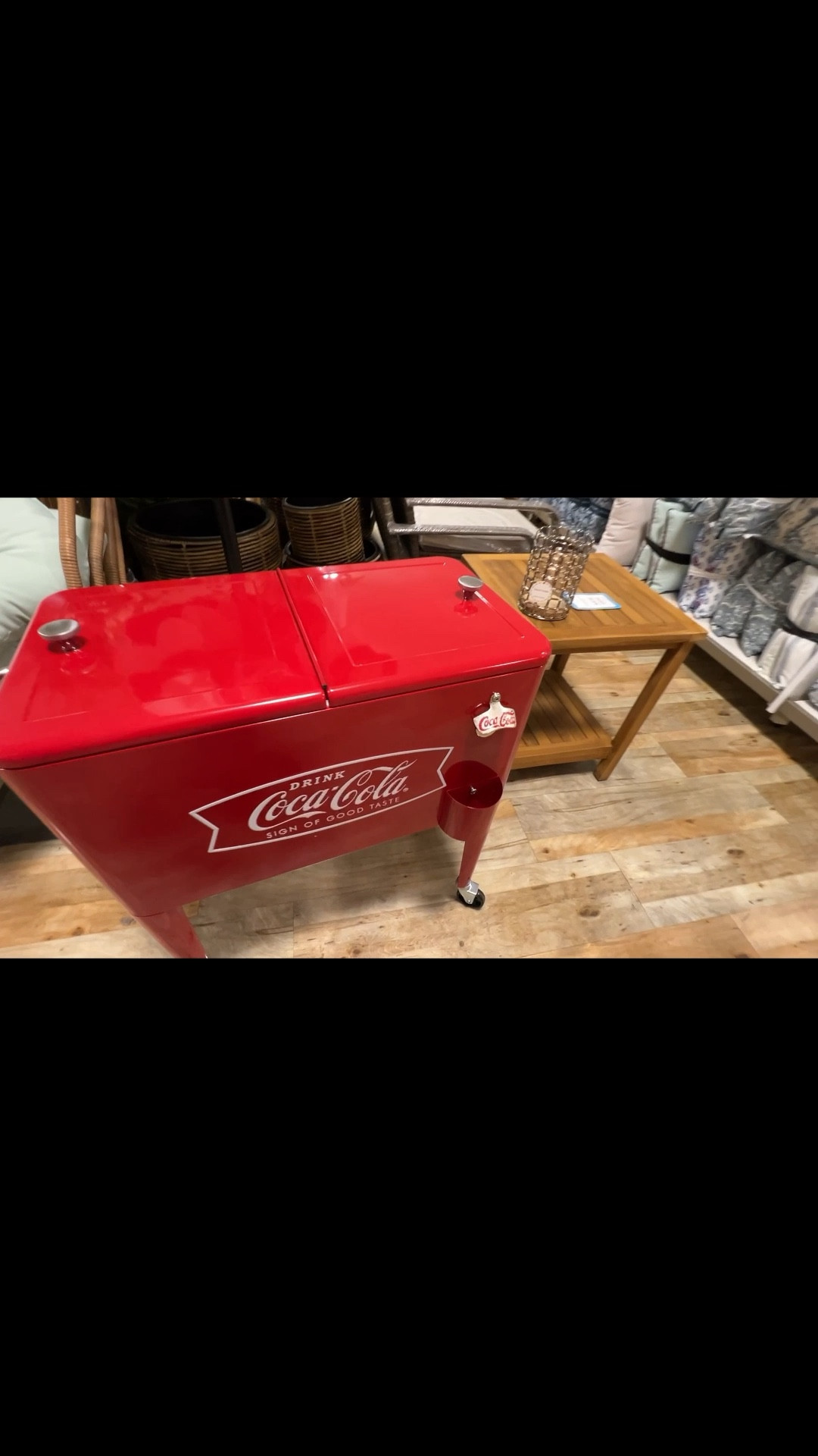 Coca-Cola Ice Cold Cooler, Red backyard patio decor 

Coca-Cola 80-Qt Cooler, “Refreshing”, with Rolling Wheels for Outdoor/Patio/Porch

#LTKSeasonal #LTKMothersDay #LTKHome