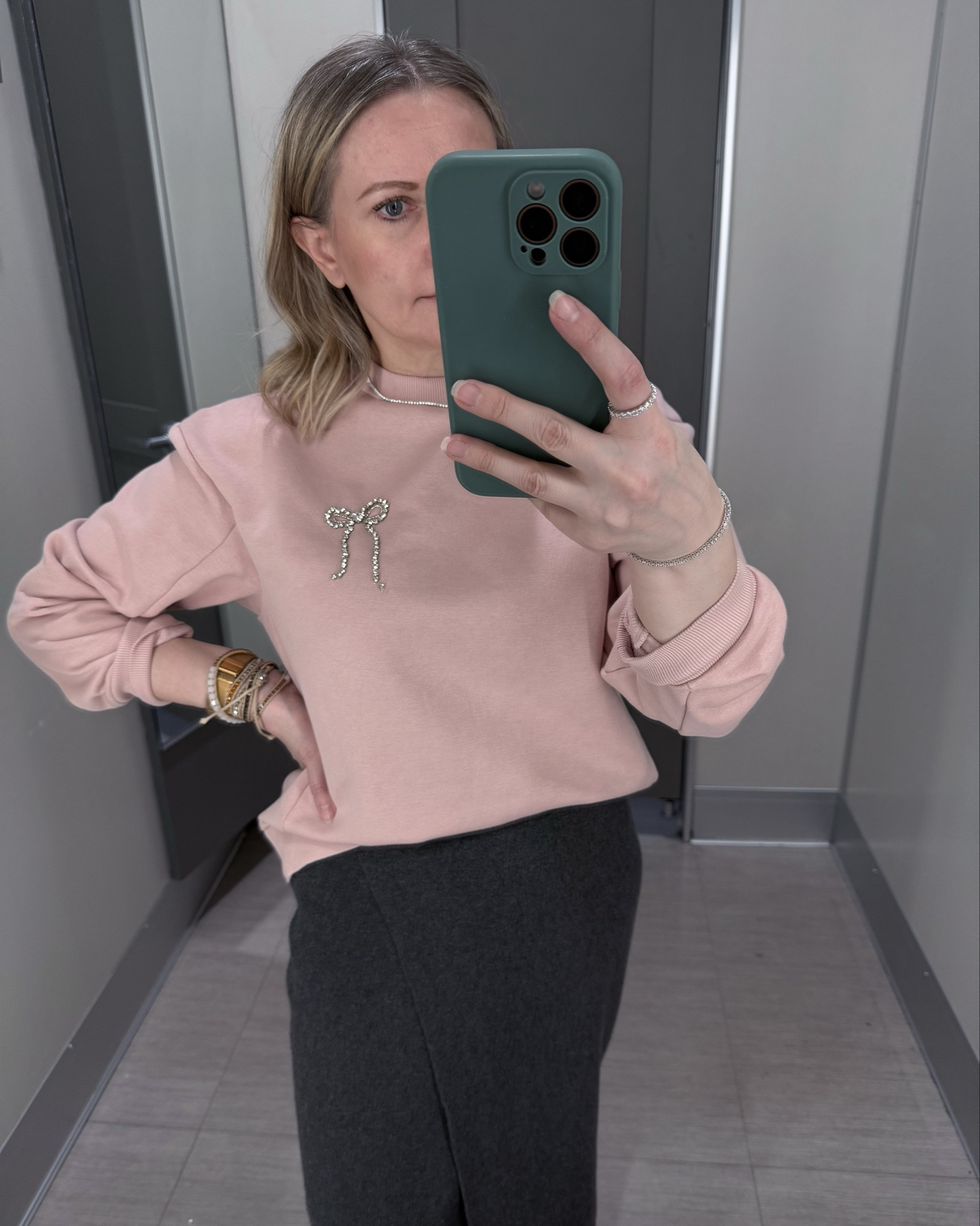 Embellished Sweatshirt  from Target. Cute holiday style. Love the sparkly bow. 

#LTKOver40 #LTKSaleAlert #LTKPetite #LTKHoliday #LTKGiftGuide #LTKSeasonal