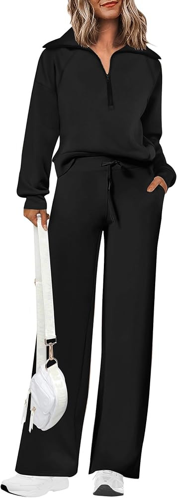 PRETTYGARDEN Women's 2 Piece Matching Lounge Set Sweatsuits | Amazon (US)