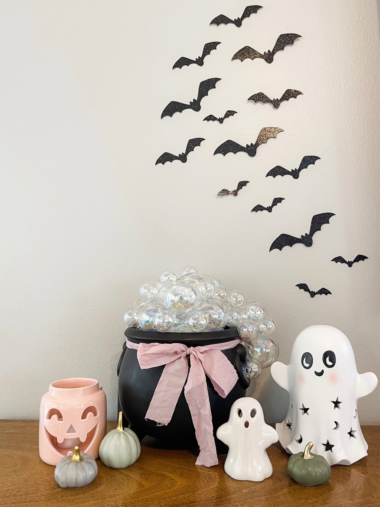 Glitter bats, wall bats, Halloween decor, sparkly bags, ghost decor, witch cauldron pumpkins, Halloween home decor 

#LTKhome #LTKSeasonal #LTKHalloween