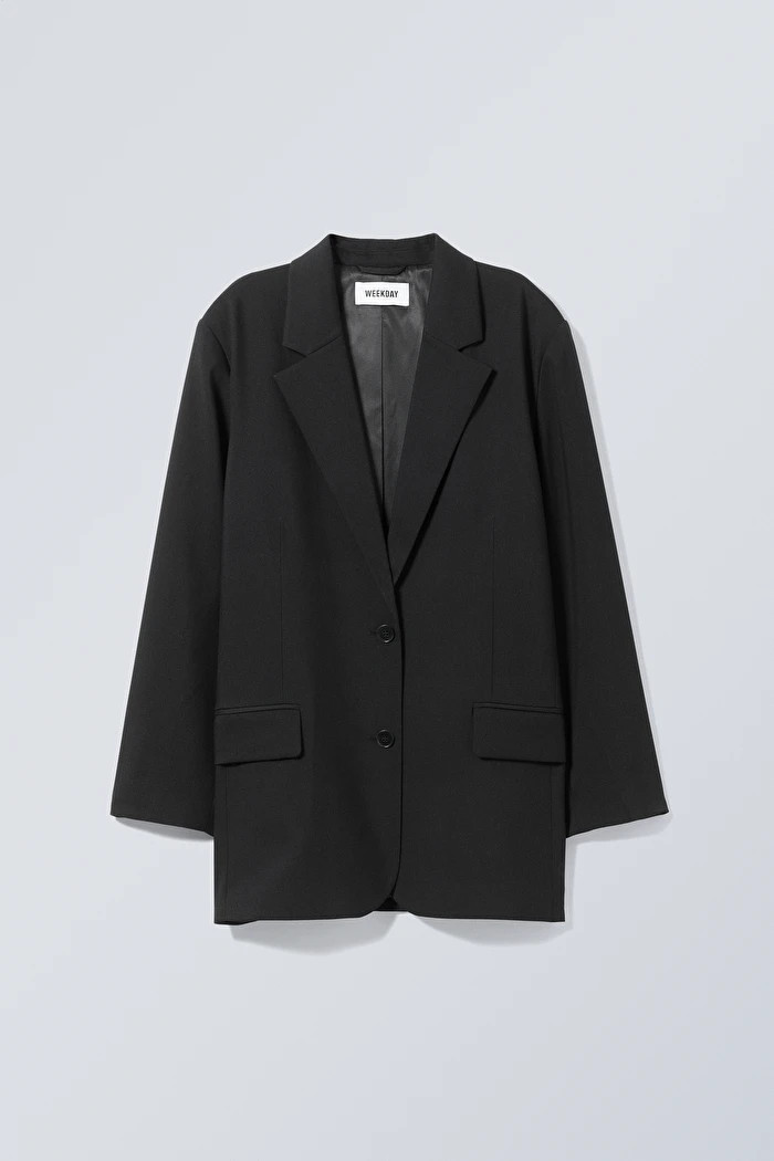 Erin Oversized Blazer - Black - Weekday GB | Weekday