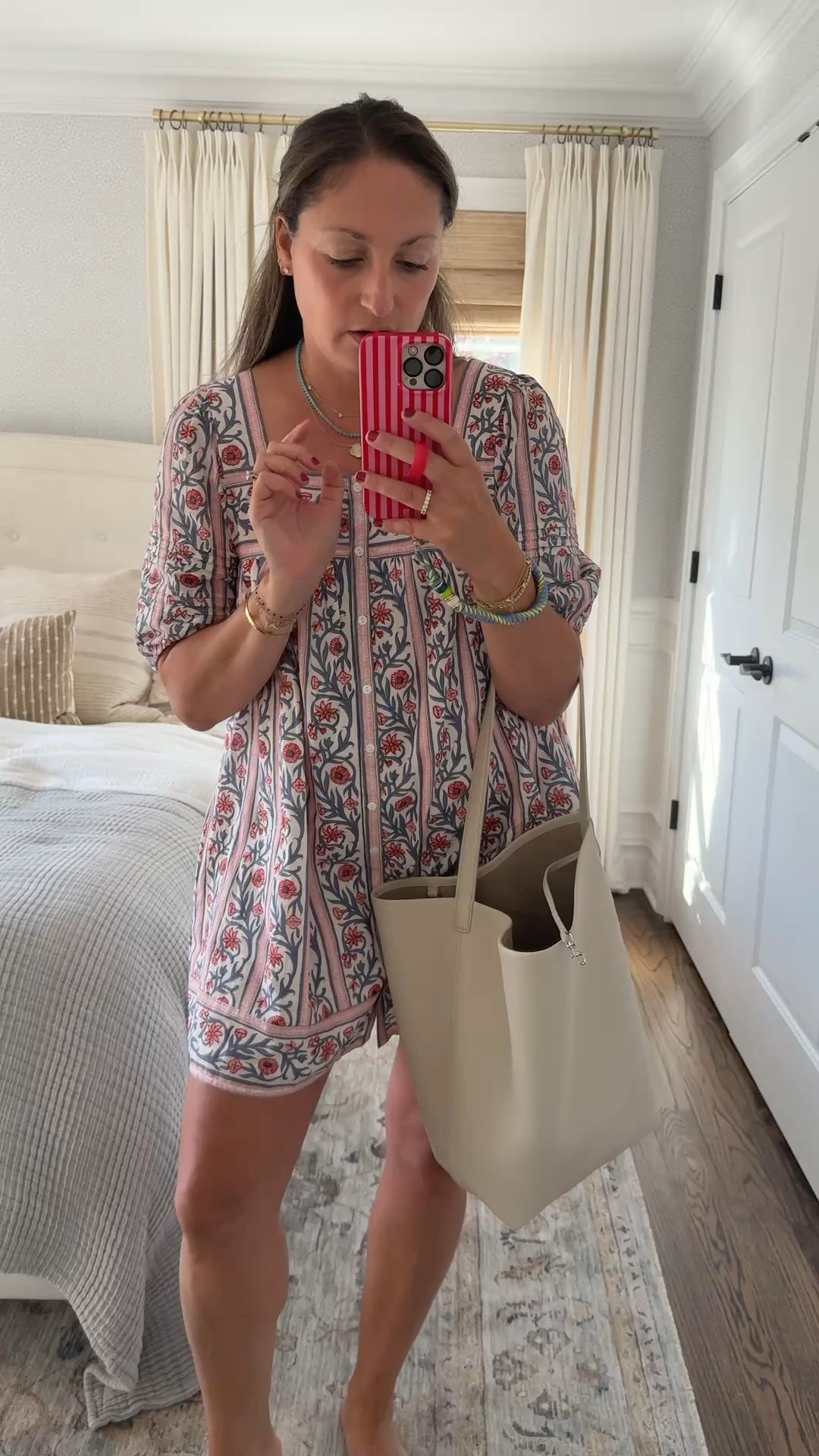 Today’s OOTD and my go-to summer tote from @Quince! This is the ivory in the large size and it’s the perfect work bag or mom bag.

#LTKSaleAlert #LTKootd #LTKvlog