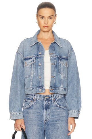 AGOLDE Palmer Jacket in Blue | FWRD 