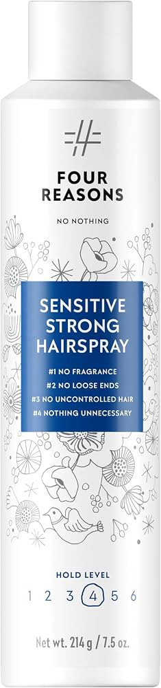 No Nothing Strong Hairspray, Fragrance Free, Hypoallergenic, Unscented Hair Spray for Sensitive S... | Amazon (US)