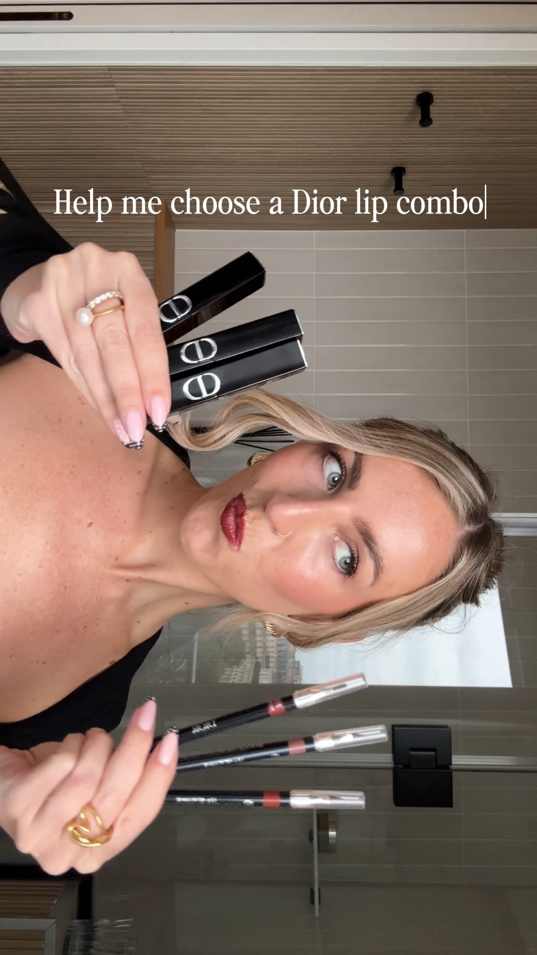 Trying on the new Rouge on stage lipsticks and liners from Dior Beauty 💋

#LTKbeauty #LTKpartywear #LTKdatenight