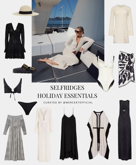My holiday essentials always include crochet pieces, slip dresses, a sarong and swimwear. Here are a few of my favourites this season.

#LTKeurope #LTKswimwear #LTKsummer