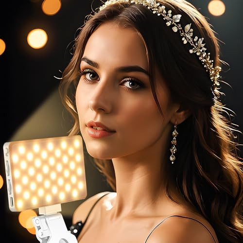 TeoTeeo Selfie Light,Rechargeable Selfie Light for iPhone, LED Light with 2500-9000K Dimmable, Portable Beauty Phone Light for Makeup,Selfie,Vlog,TikTok,Video,Reading | Amazon (US)
