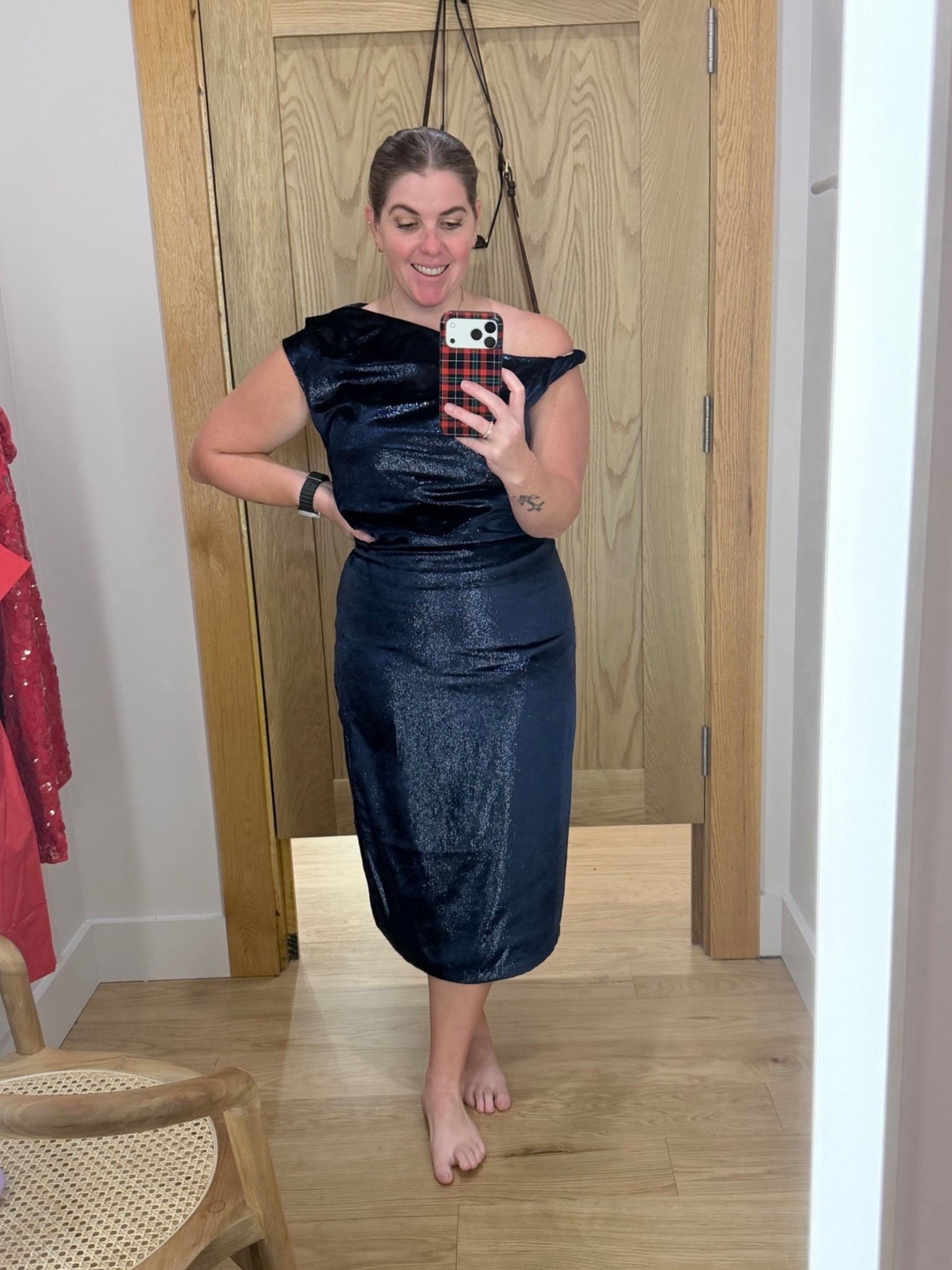 Elegant and perfect for all of your holiday party needs! This dress runs TTS and is on sale for $42 (for tonight only)!

#LTKHoliday #LTKSaleAlert #LTKFindsUnder50