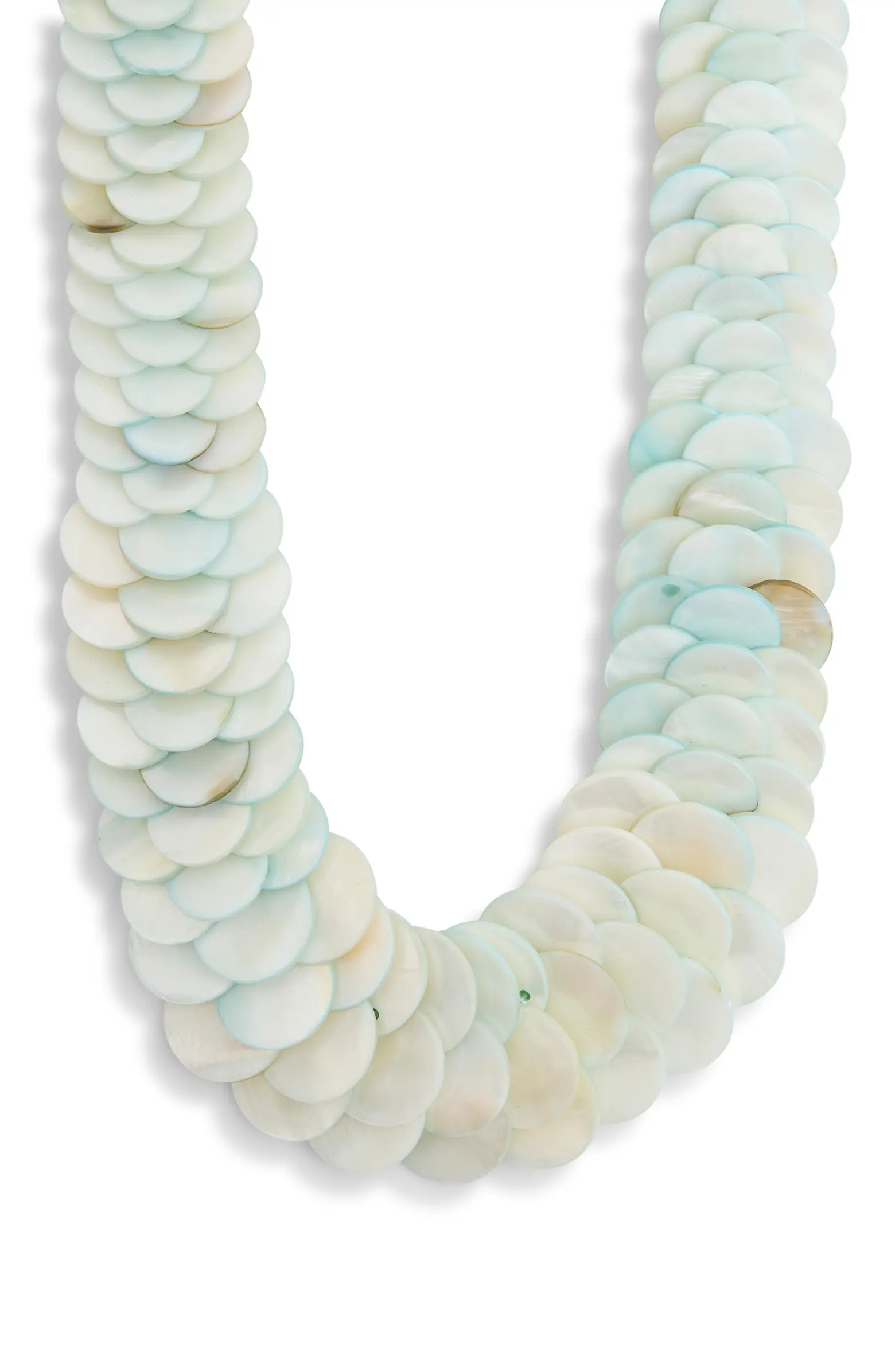 Ki Layered Glass Scale Necklace | Nordstrom Rack