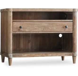 Hooker Furniture 34 Inch Wide 1 Drawer Acacia Wood Nightstand from the Studio 7H CollectionModel:... | Build.com, Inc.