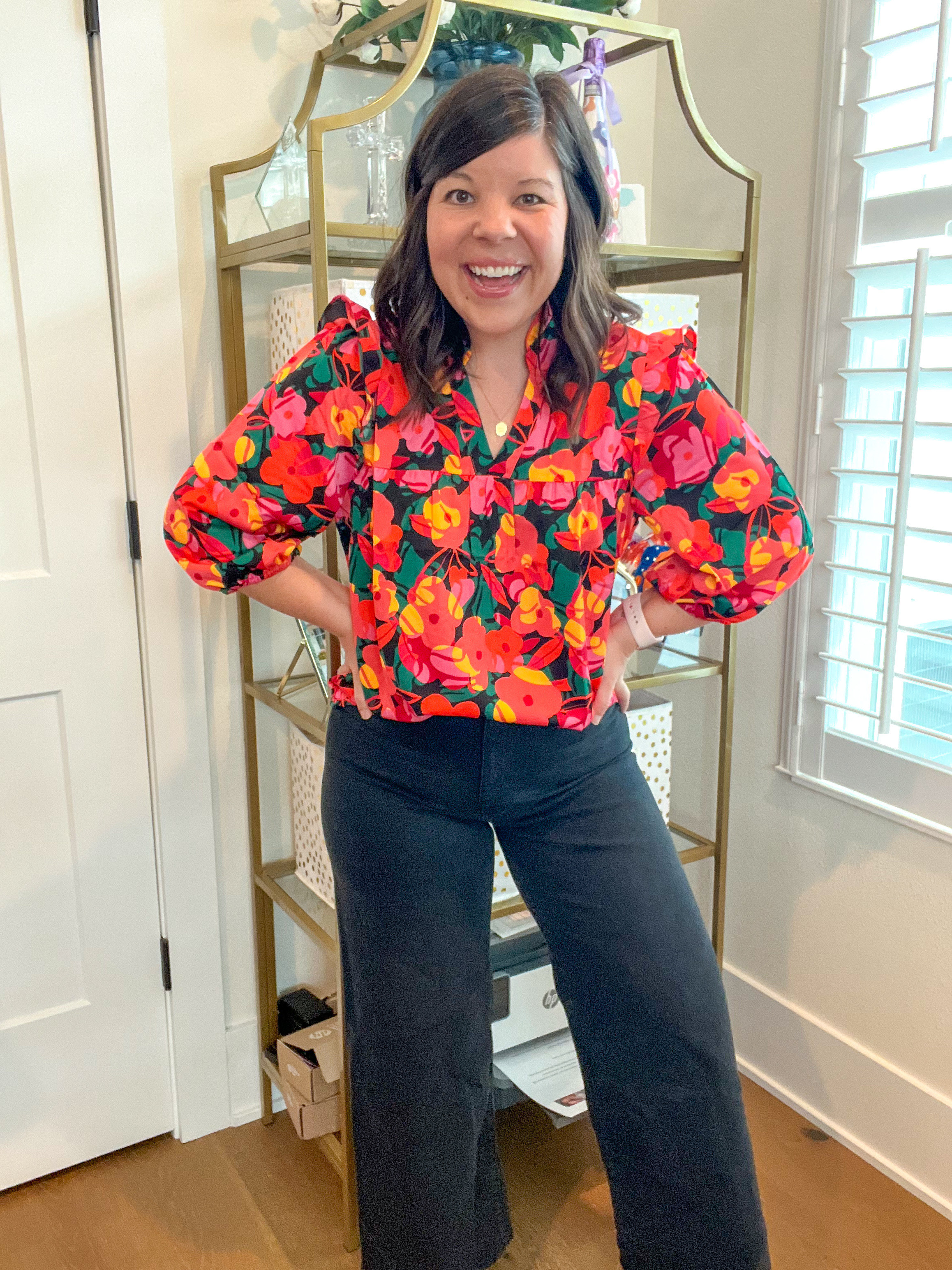 Vibrant and colorful Thanksgiving outfit. Great for Friendsgiving too. 

Small top & size 8 jeans. 

#LTKParties #LTKSeasonal #LTKHoliday