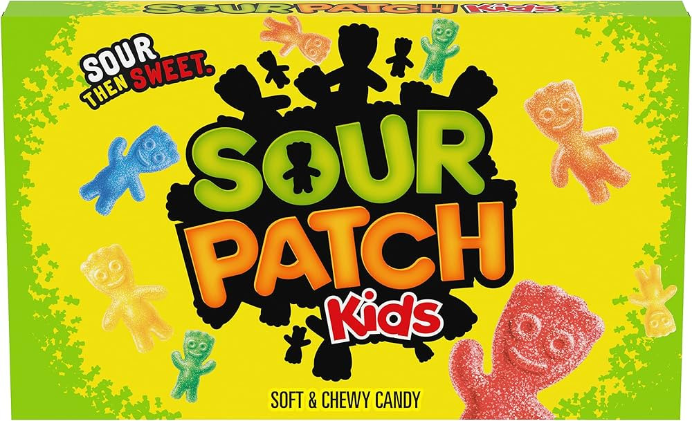 SOUR PATCH KIDS Original Soft & Chewy Candy, 3.5 oz Box | Amazon (US)