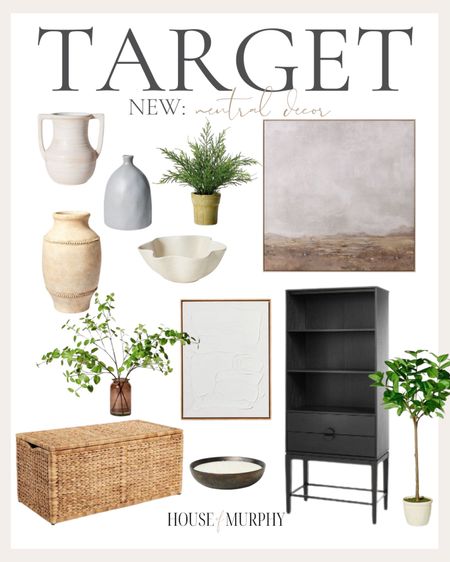 New neutral home decor from Target!  

Affordable wall art | vase | woven toy chest | book shelf | faux greenery

#LTKunder100 #LTKunder50 #LTKhome