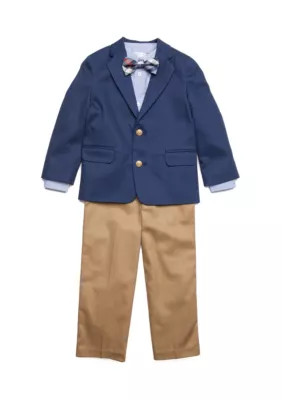 IZOD Navy Suit Jacket Set Boys 4-7 | Belk