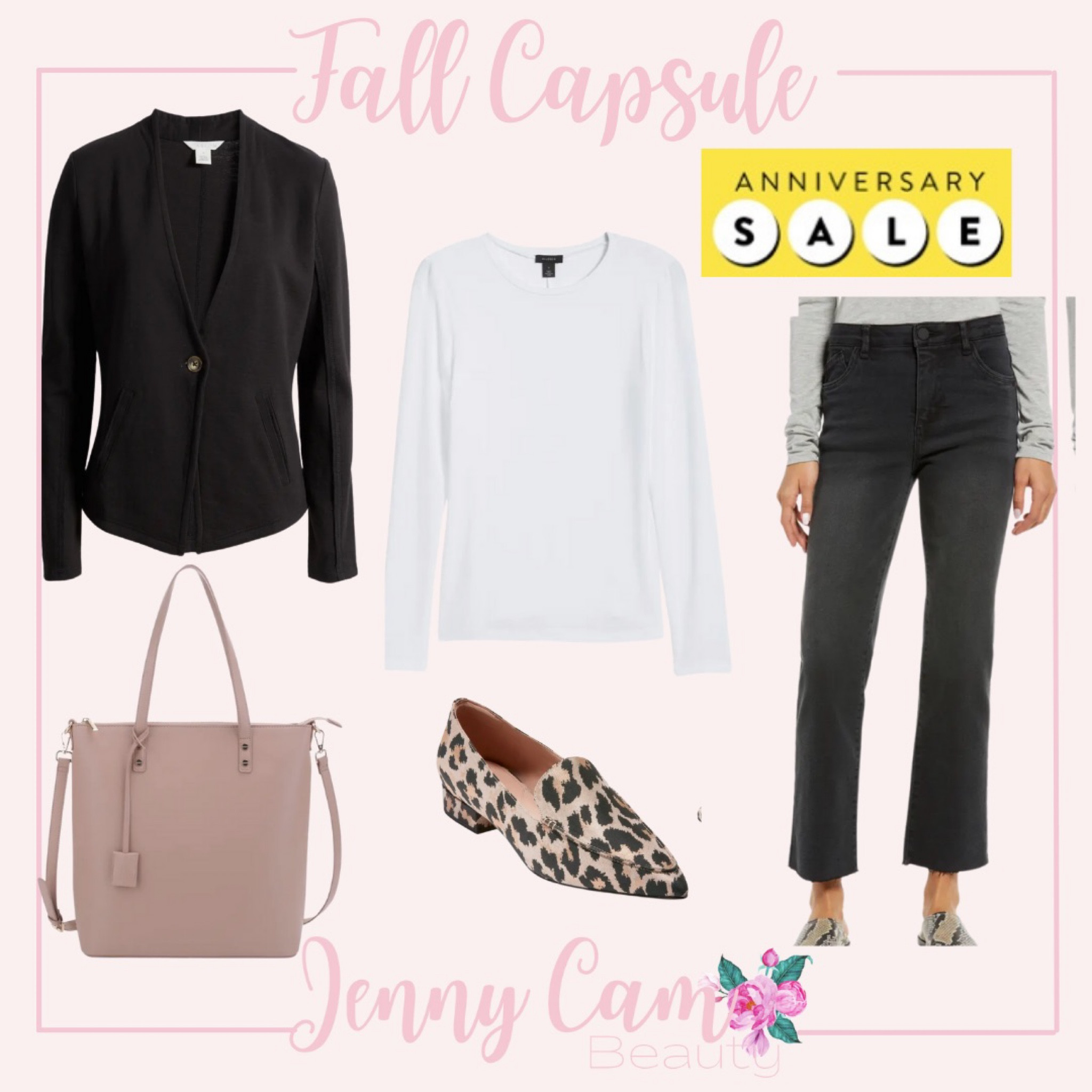 #nordstrom anniversary sale fall capsule wardrobe white tee blazer leopard shoes 

#LTKxNSale #LTKstyletip #LTKsalealert
