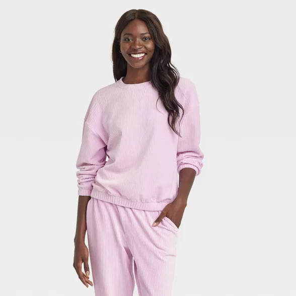 Women's Velour Sweatshirt - A New Day™ | Target