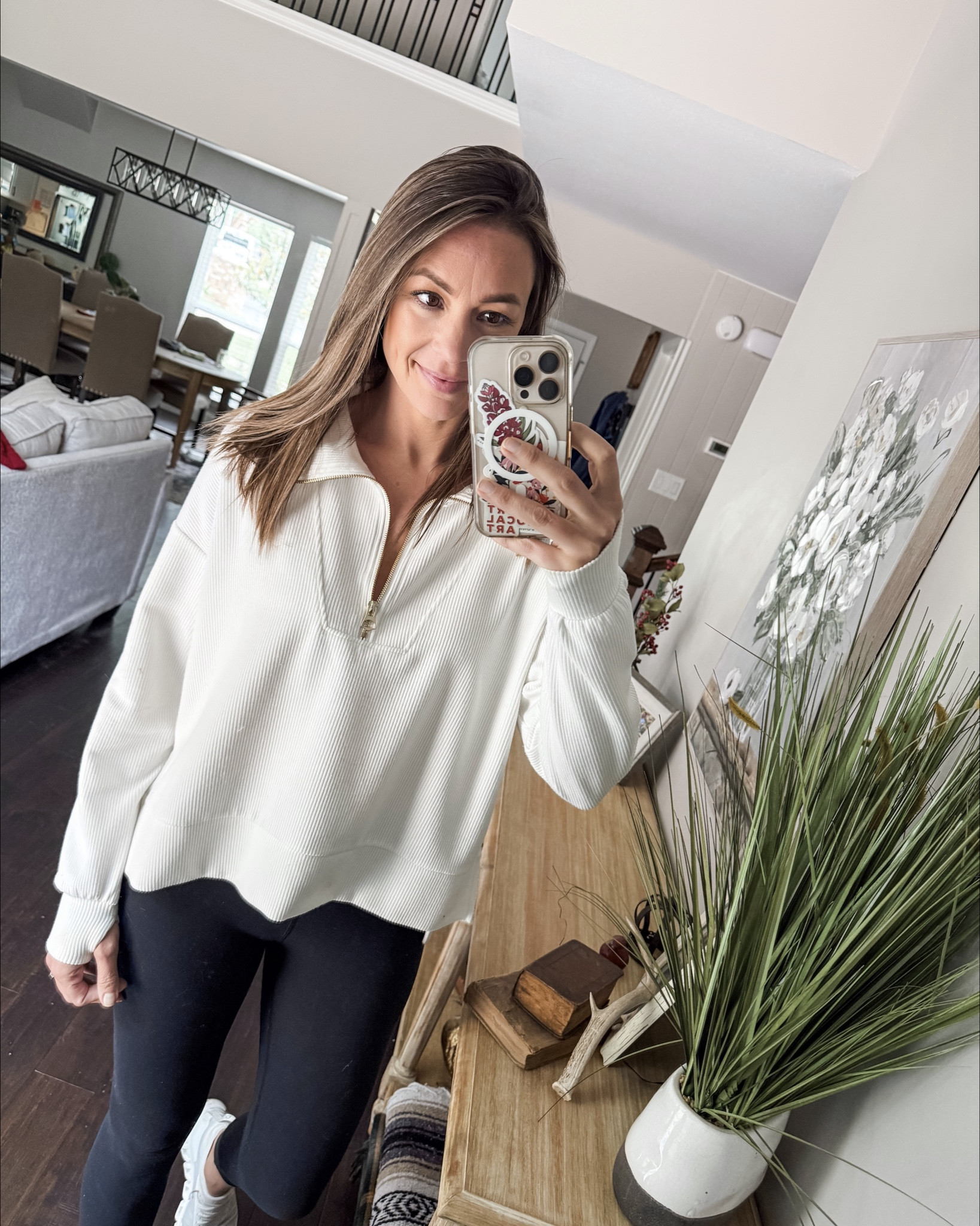 The cutest NYDJ gold zip ribbed scuba sweater is on sale! Been wearing this one on repeat. So comfy and great for travel. 

#LTKTravel #LTKSaleAlert #LTKActive