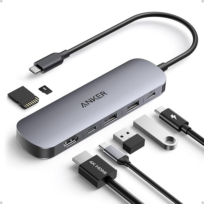 Anker USB C Hub, 7-in-1 Multi-Port USB Adapter for Laptops, 4K@60Hz USB C to HDMI Splitter, 85W M... | Amazon (US)