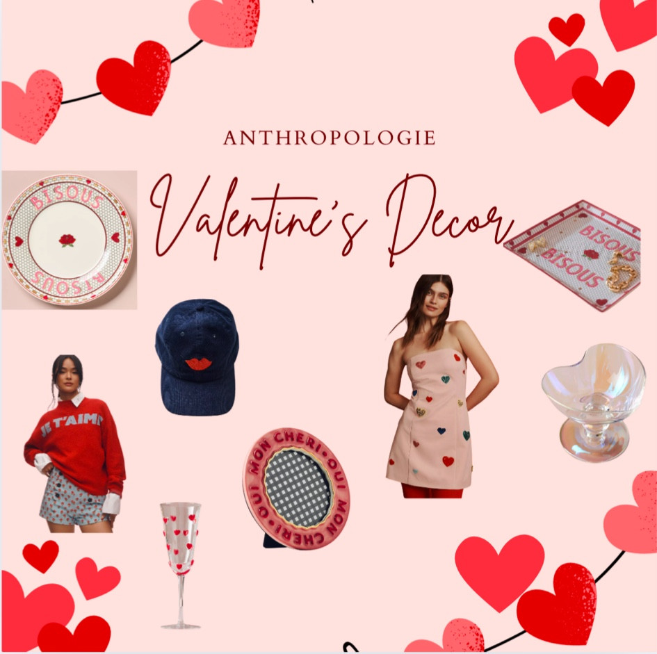 anthropologie valentines decor. valentine. valentine’s day outfit. 

#LTKHome #LTKStyleTip #LTKSeasonal