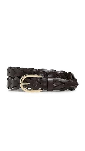 Madewell Women's Braided Belt, Dark Carob, Brown, XXS - XS | Amazon (US)
