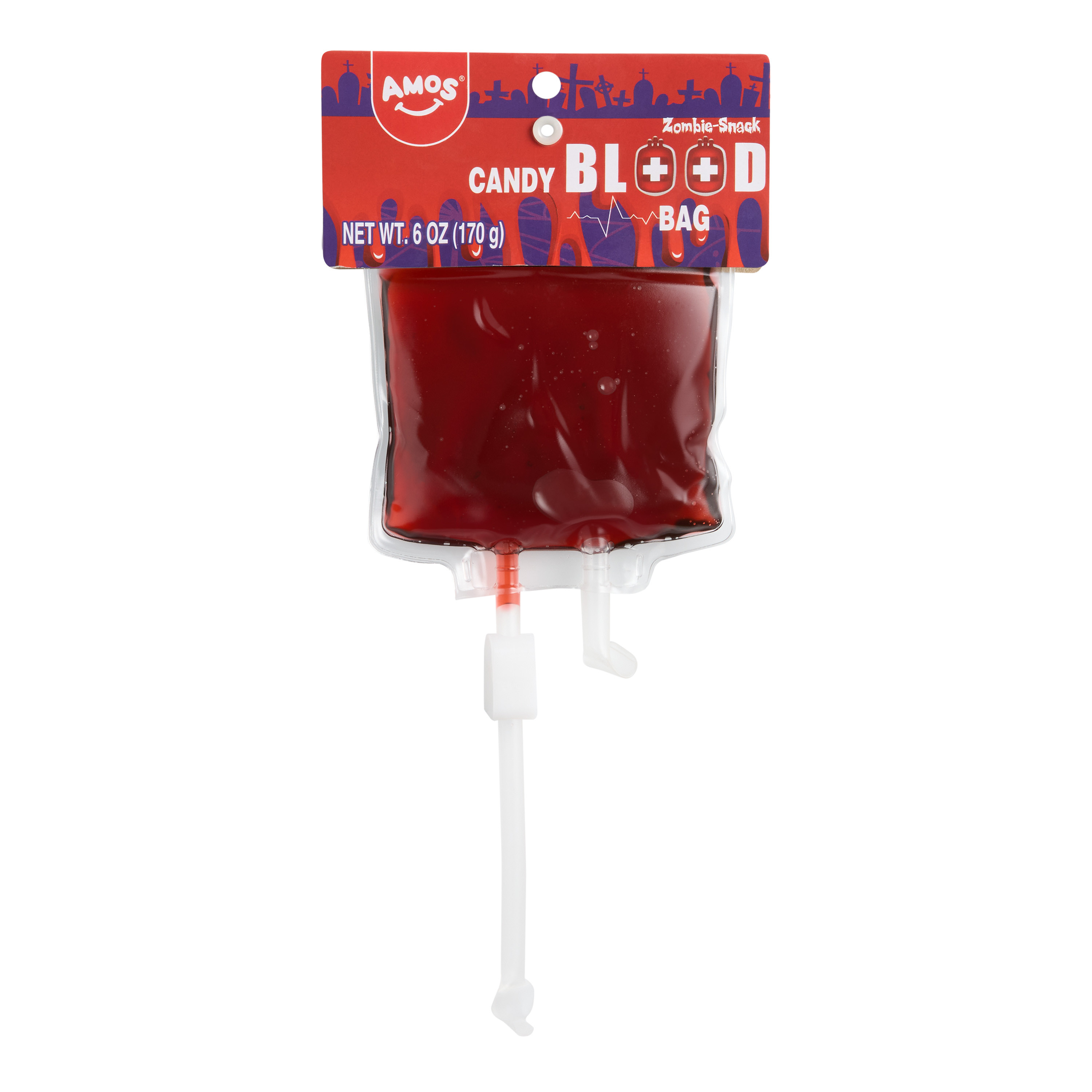Amos Zombie Snack Candy Blood Bag | World Market
