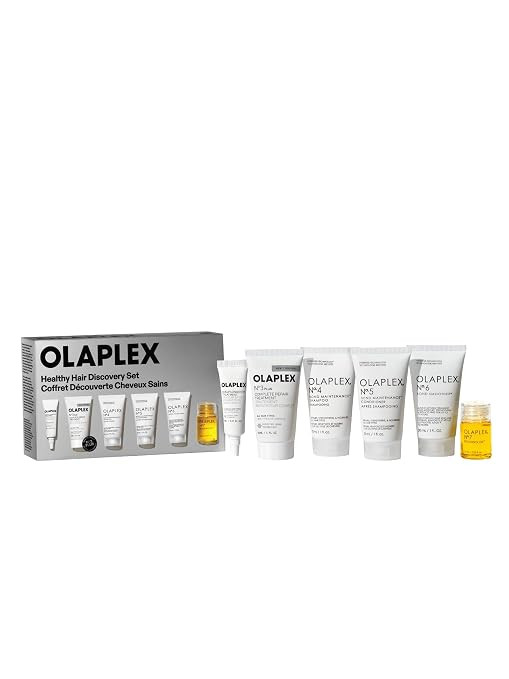 Olaplex Healthy Hair Discovery Travel Friendly Set: Cleanse, Hydrate, Treat and Style Hair | Redu... | Amazon (US)
