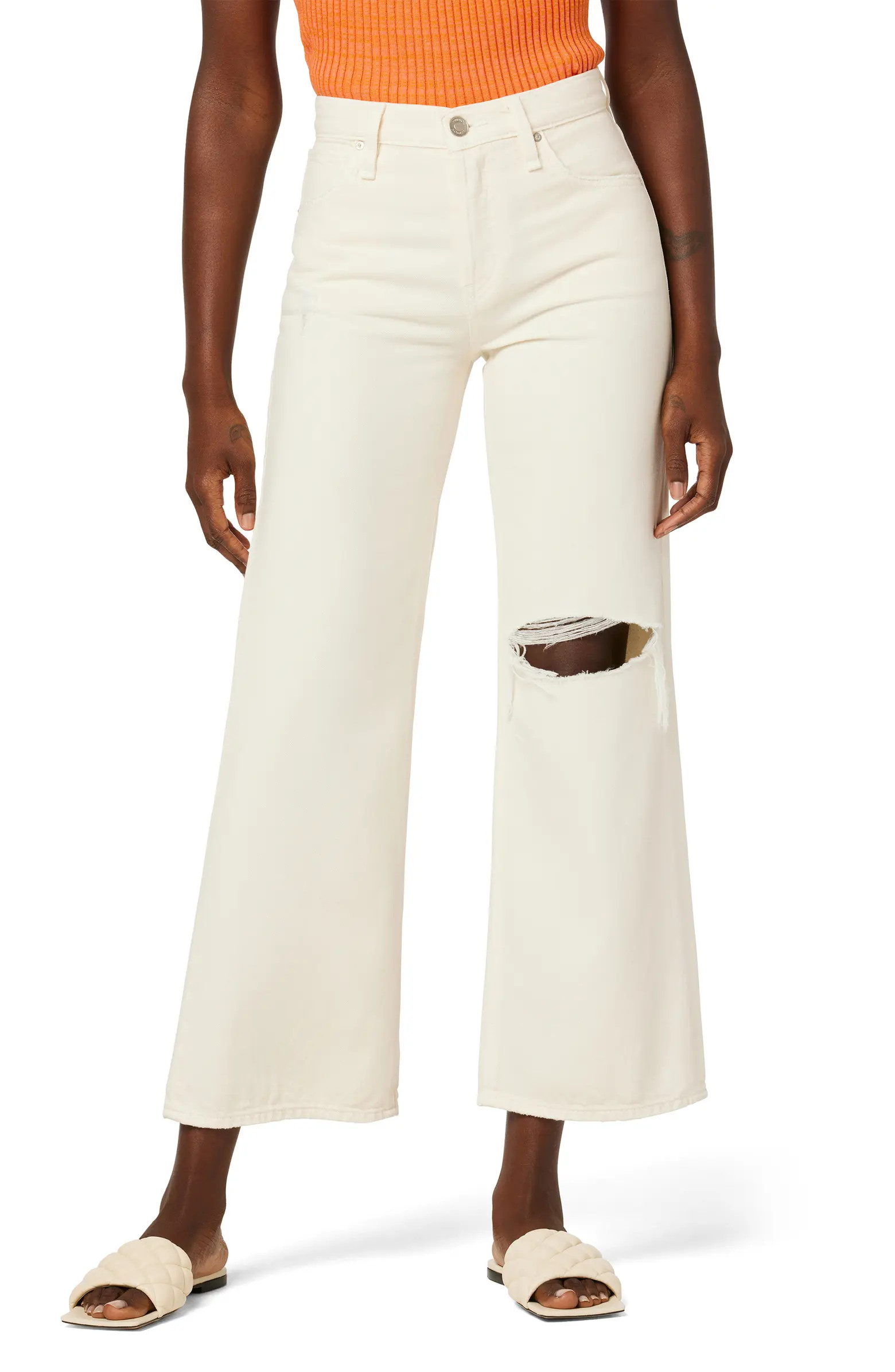 Rosie High Waist Ankle Wide Leg Jeans | Nordstrom