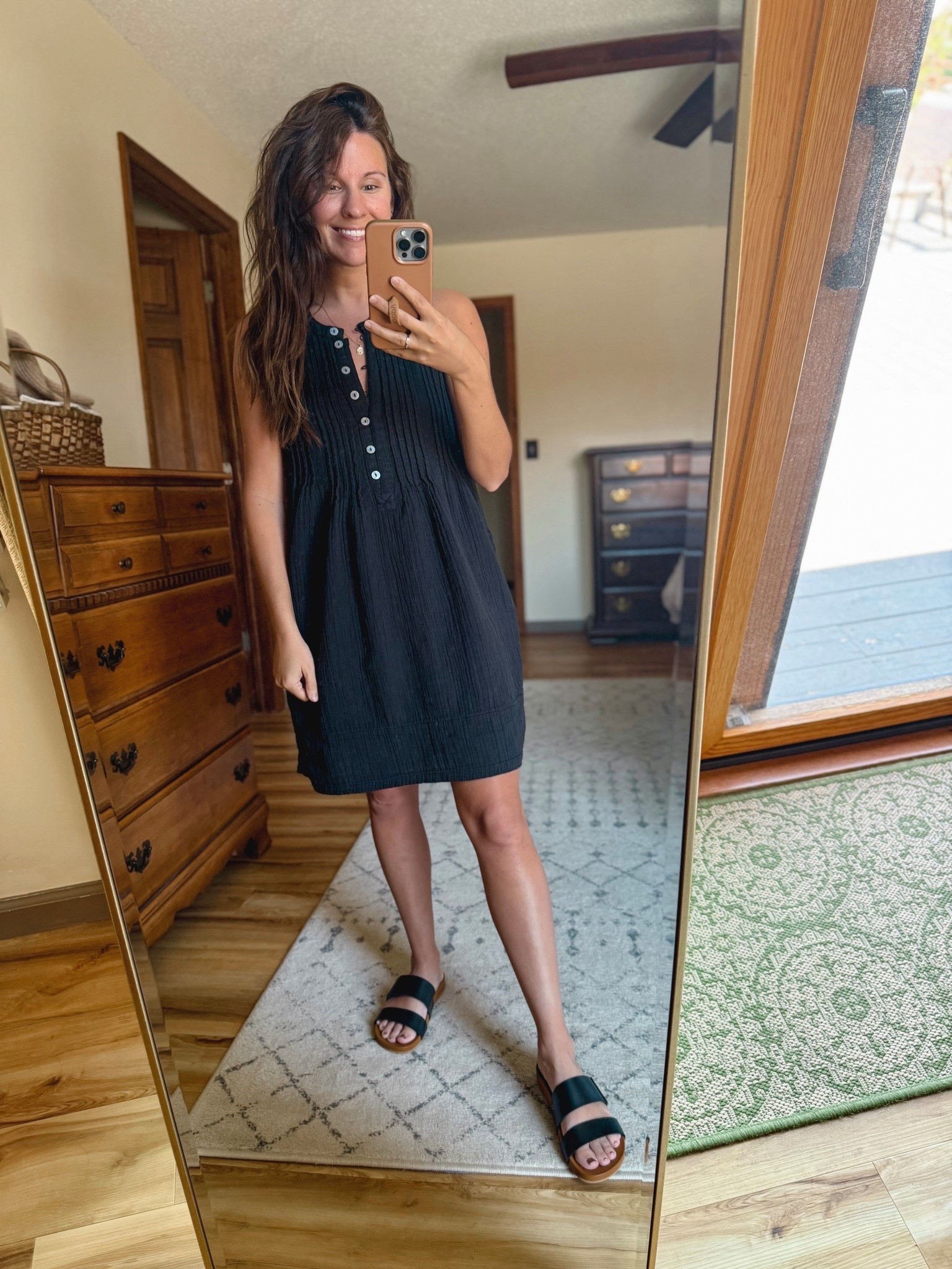 xs in this gauze cotton dress and size 6 in my sandals!🖤

#LTKPetite #LTKSeasonal #LTKgrwm