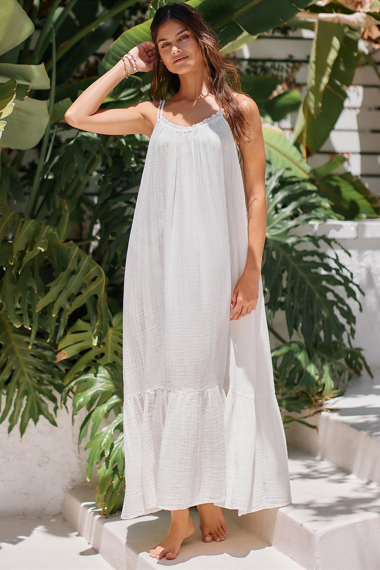 By Anthropologie Malika Gauze Dress | Anthropologie (US)