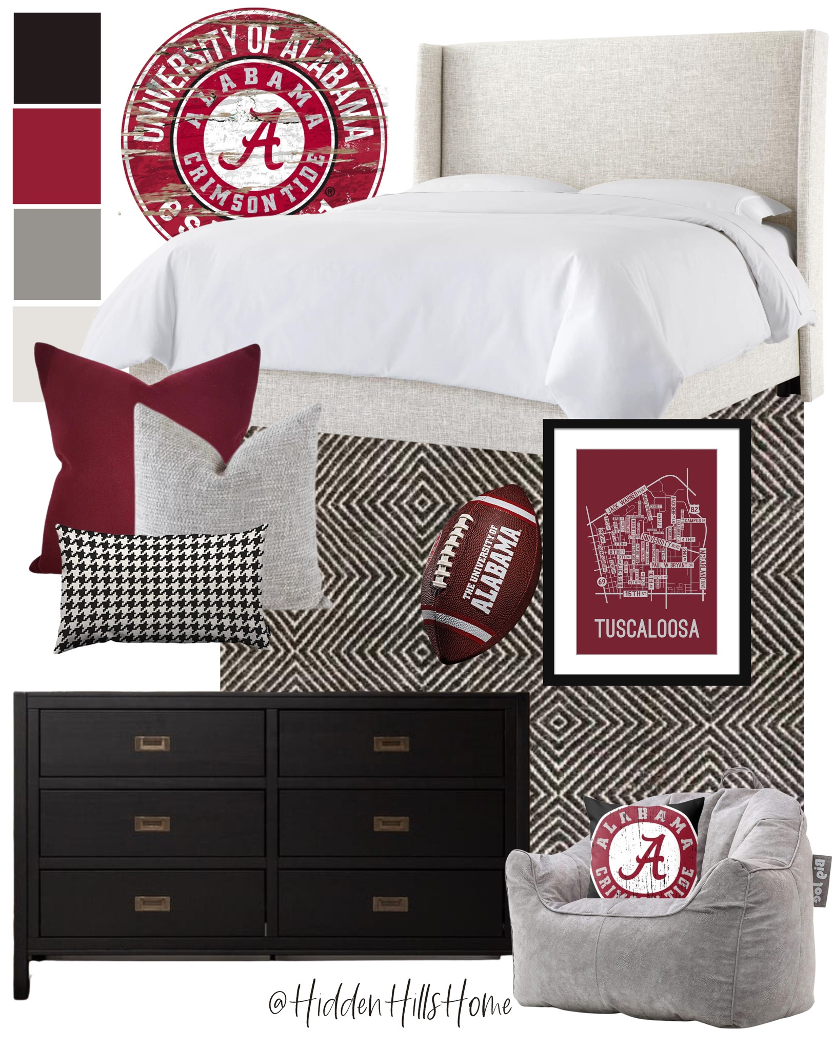 Boys Bedroom decor, Boys room, Alabama Bedroom, College bedroom decor, Sports themed bedroom, Roll tide, Bedroom decor #boysbedroom #boysroom #alabama #teens

#LTKU #LTKkids #LTKhome