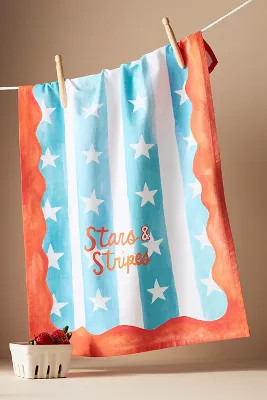Lana's Shop Stars & Stripes Dish Towel | Anthropologie (US)