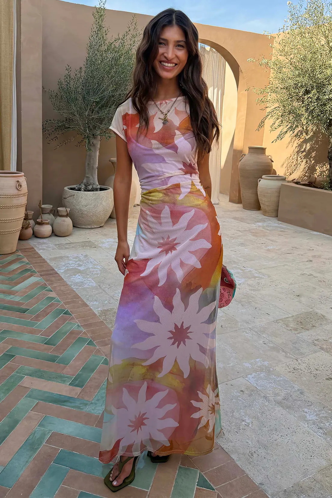 Abstract Soleil Luna Mesh Dress | Never Fully Dressed US