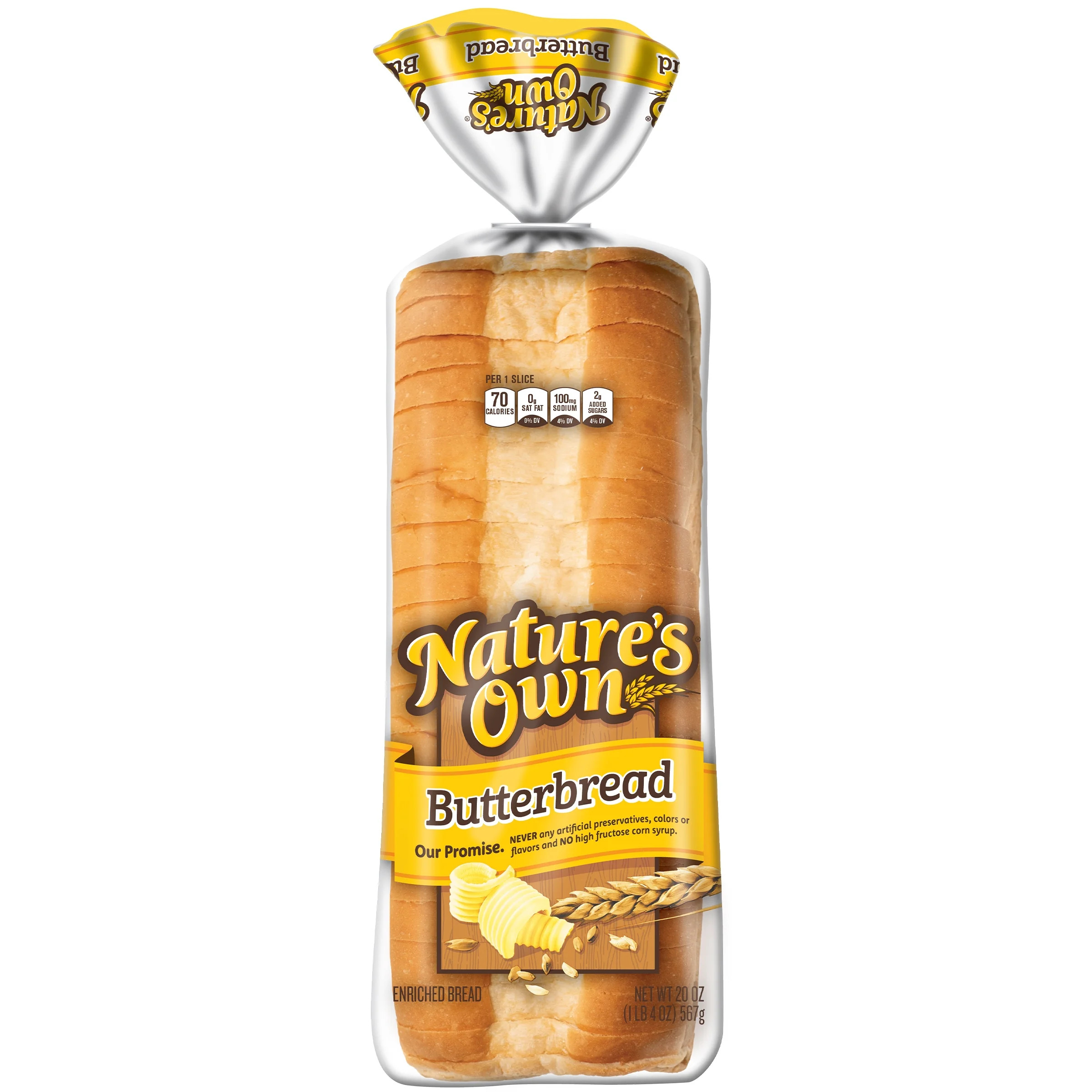 Nature's Own Butterbread Sliced White Bread Loaf, 20 oz, Shelf-Stable | Walmart (US)