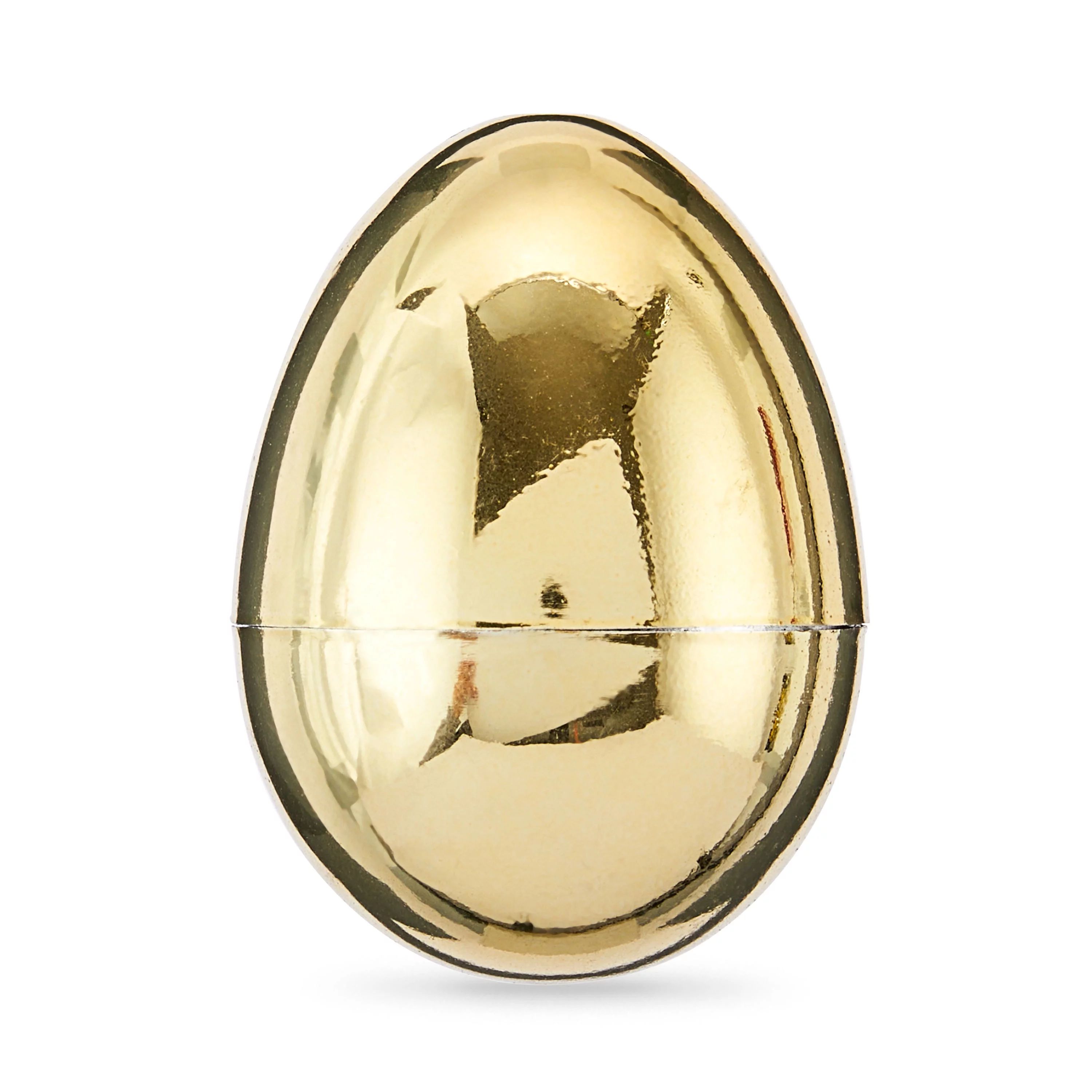 Way to Celebrate Easter 55 MM Gold Plastic Easter Egg, 1 Count | Walmart (US)