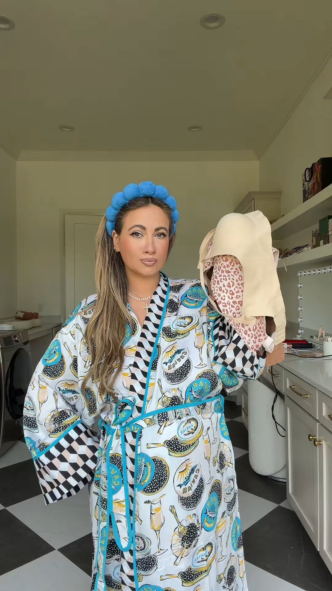 caviar robe 💙 

#LTKdayinmylife