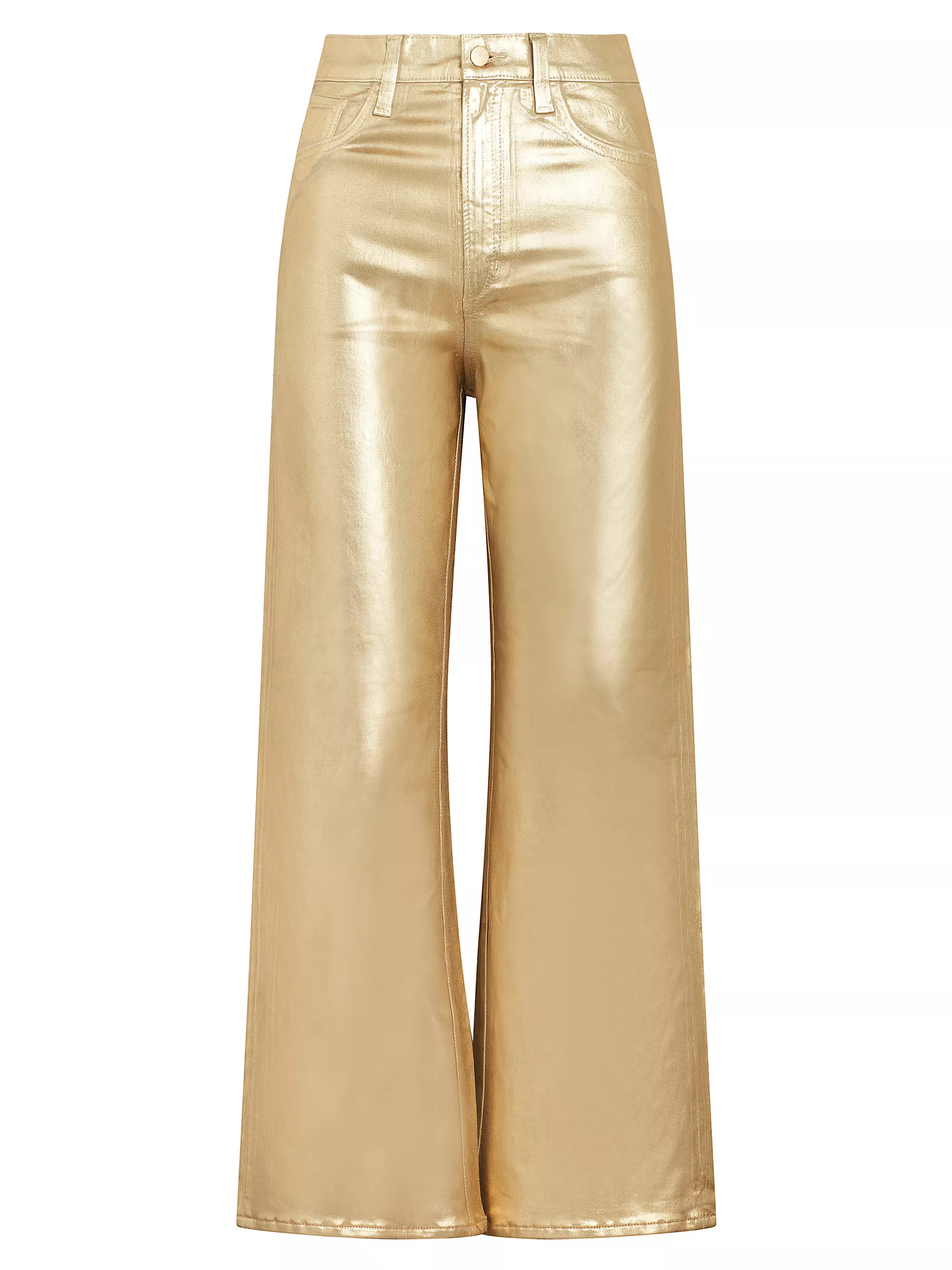 The Mia Metallic Ankle Jeans | Saks Fifth Avenue