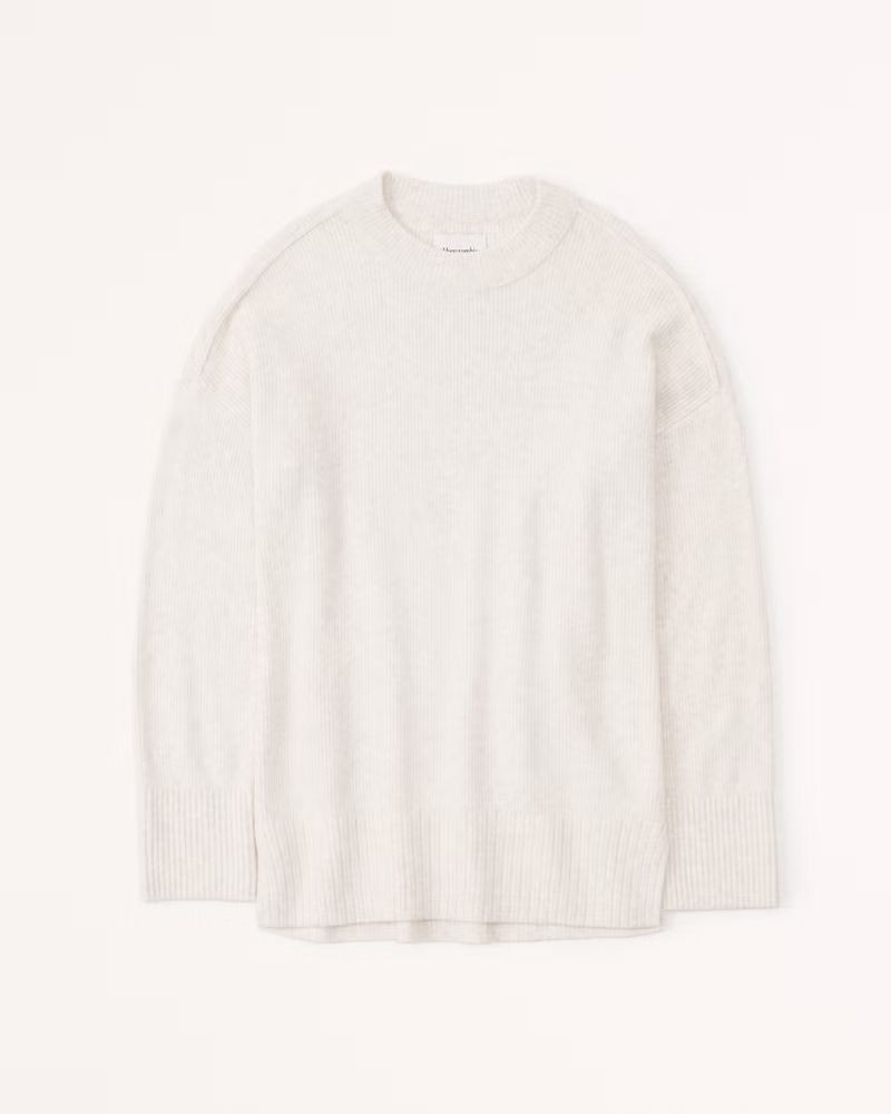 Oversized Crew Sweater | Abercrombie & Fitch (US)