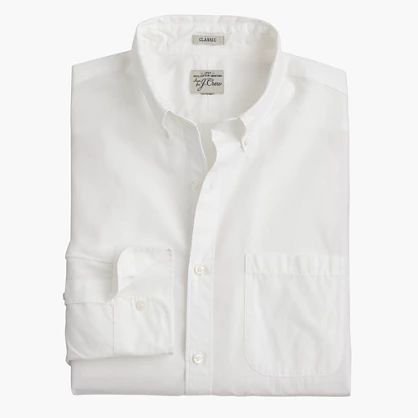 Tall Secret Wash shirt in white | J.Crew US