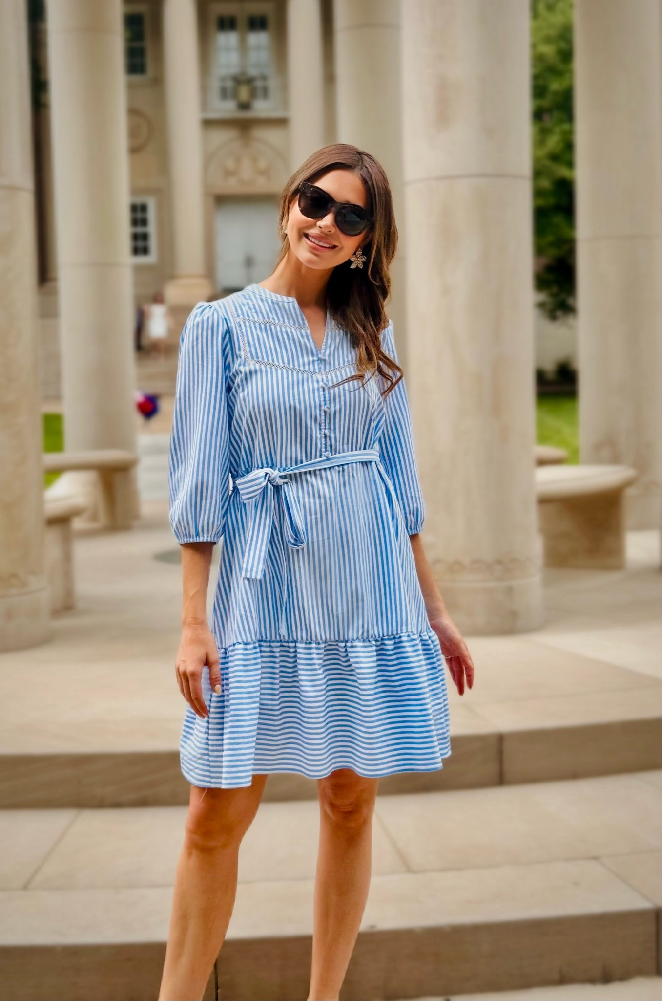 Easiest summer outfit! This Amazon shirt dress comes in multiple colors and looks great with sneakers, flats, or wedges. A great summer staple! 

#LTKFindsUnder50 #LTKOver40 #LTKSeasonal