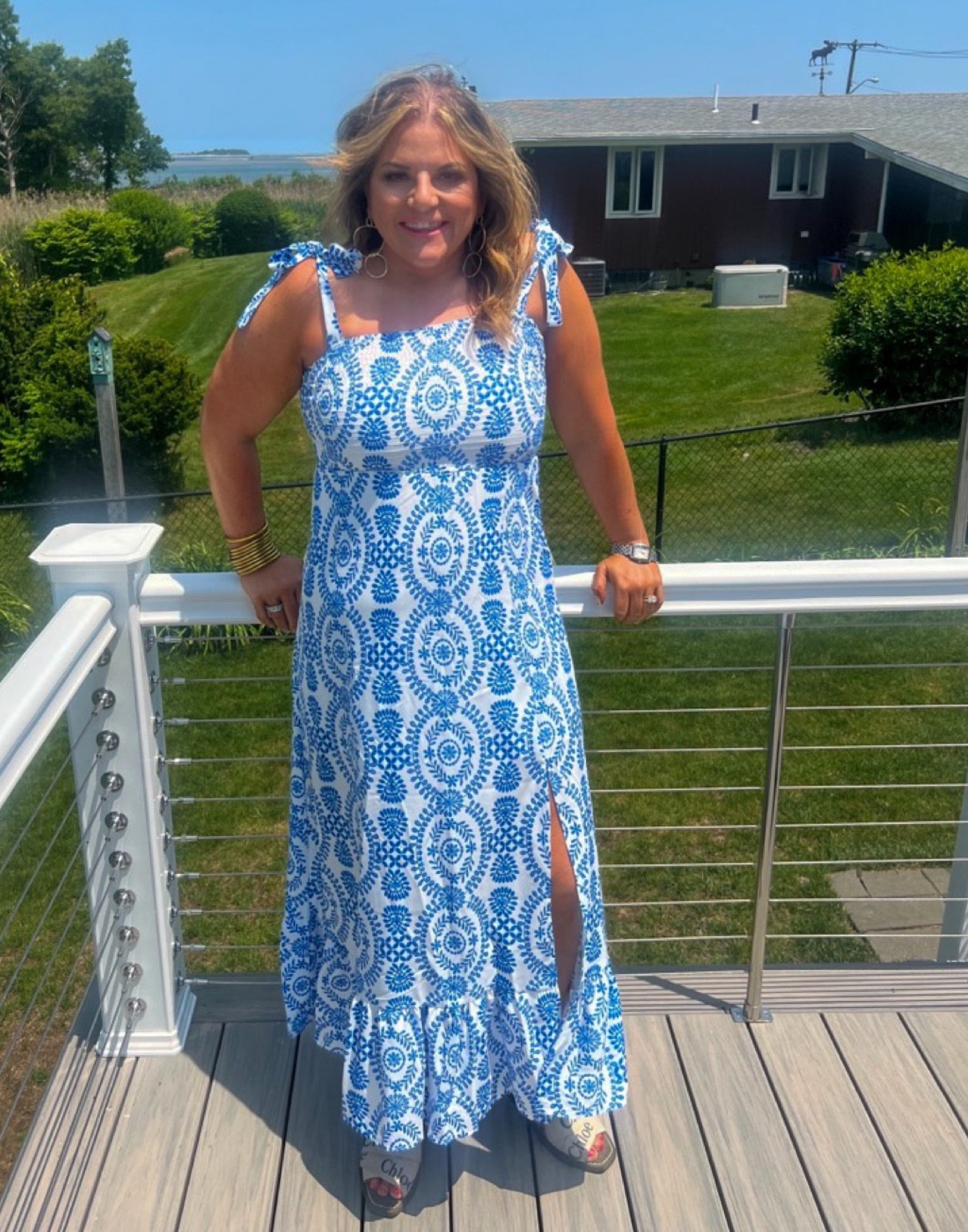 Dreaming of warmer days! This dress was so popular last summer, they brought it back. This beautiful, maxi sundress is a super comfortable pull-on style. Front-side slit makes it easier for walking. This dress is perfect for date nights, vacations or any event that are invited to this spring  summer.
Maxi dress, spring dress, vacation outfits, resort wear, shoulder tie, wedding guest dress

#LTKtravel #LTKSeasonal #LTKfindsunder50