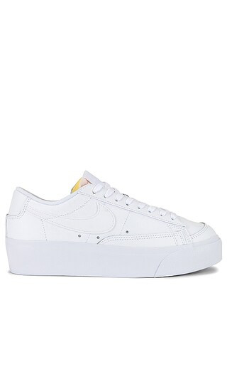Blazer Low Platform Sneaker in White & Black | Revolve Clothing (Global)