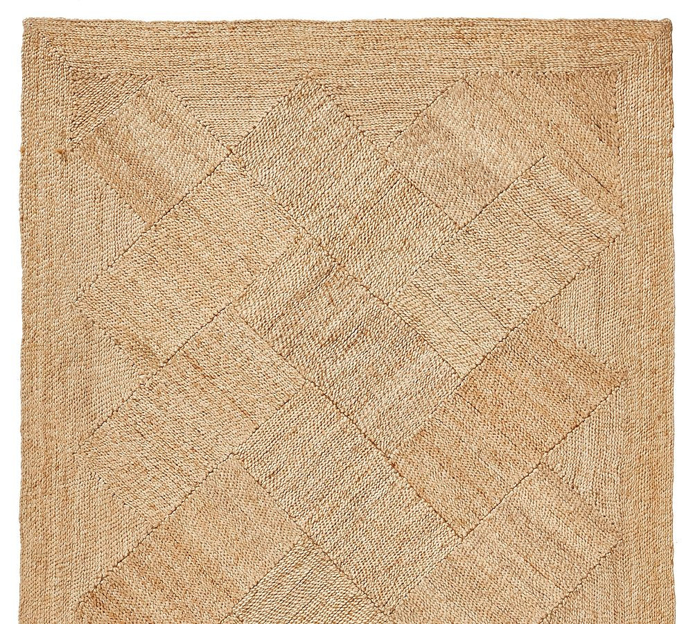 Salvino Diamond Jute Rug | Pottery Barn (US)