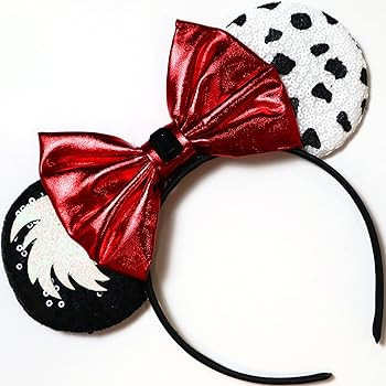 CLGIFT Cruella Minnie Ears,Pick your color, Toy Story Minnie Ears, Cow minnie ears, Rainbow Spark... | Amazon (US)