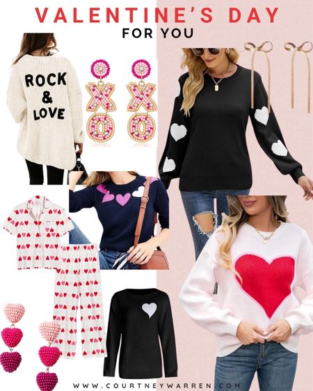 Valentine’s sweaters and women’s clothing 

#LTKstyletip #LTKSeasonal #LTKhome