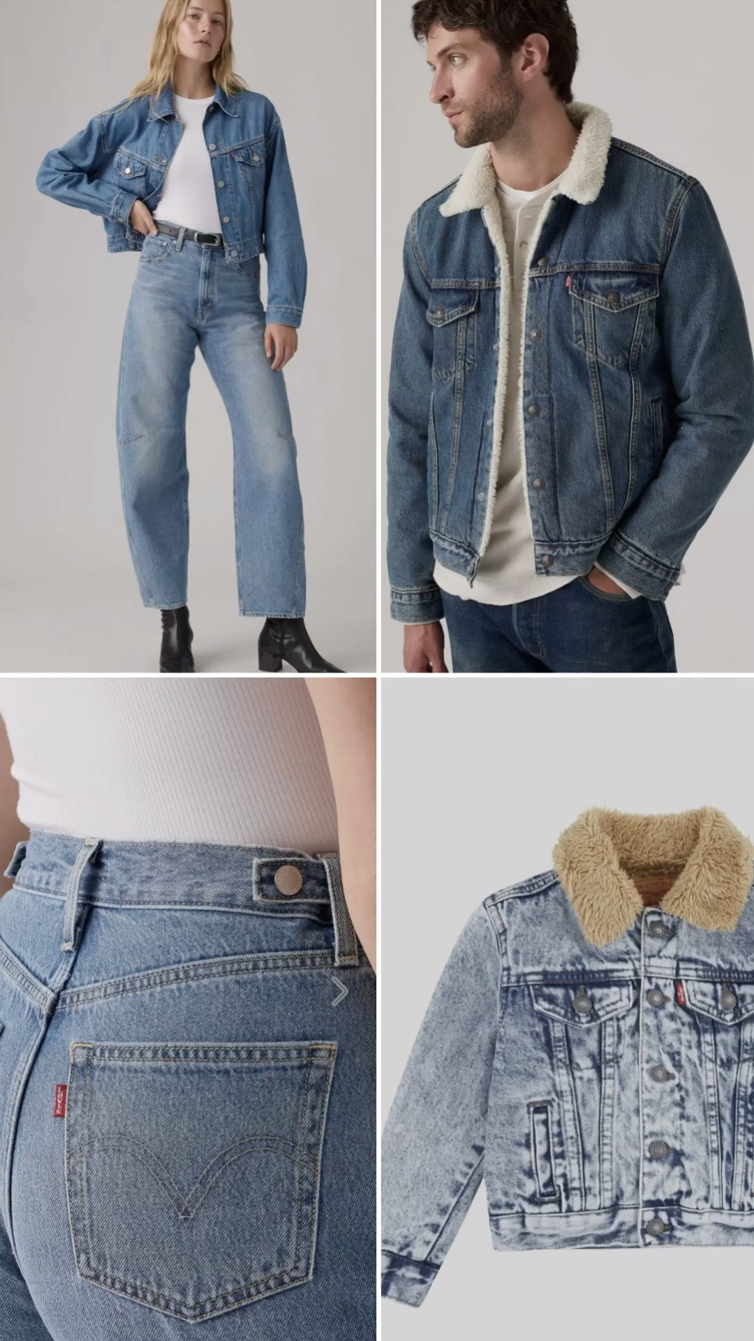 Levi’s for the whole family!! Their new clinched waist are ❤️‍🔥 My other go to Levi is anything in the Ribcage family!! 

30% off sitewide 11/20–11/23 
40% off Red Tab exclusive 

#levis #blackfriday #onsalenow #denim #toddler #kids #women #men 

#LTKSaleAlert #LTKGiftGuide #LTKCyberWeek