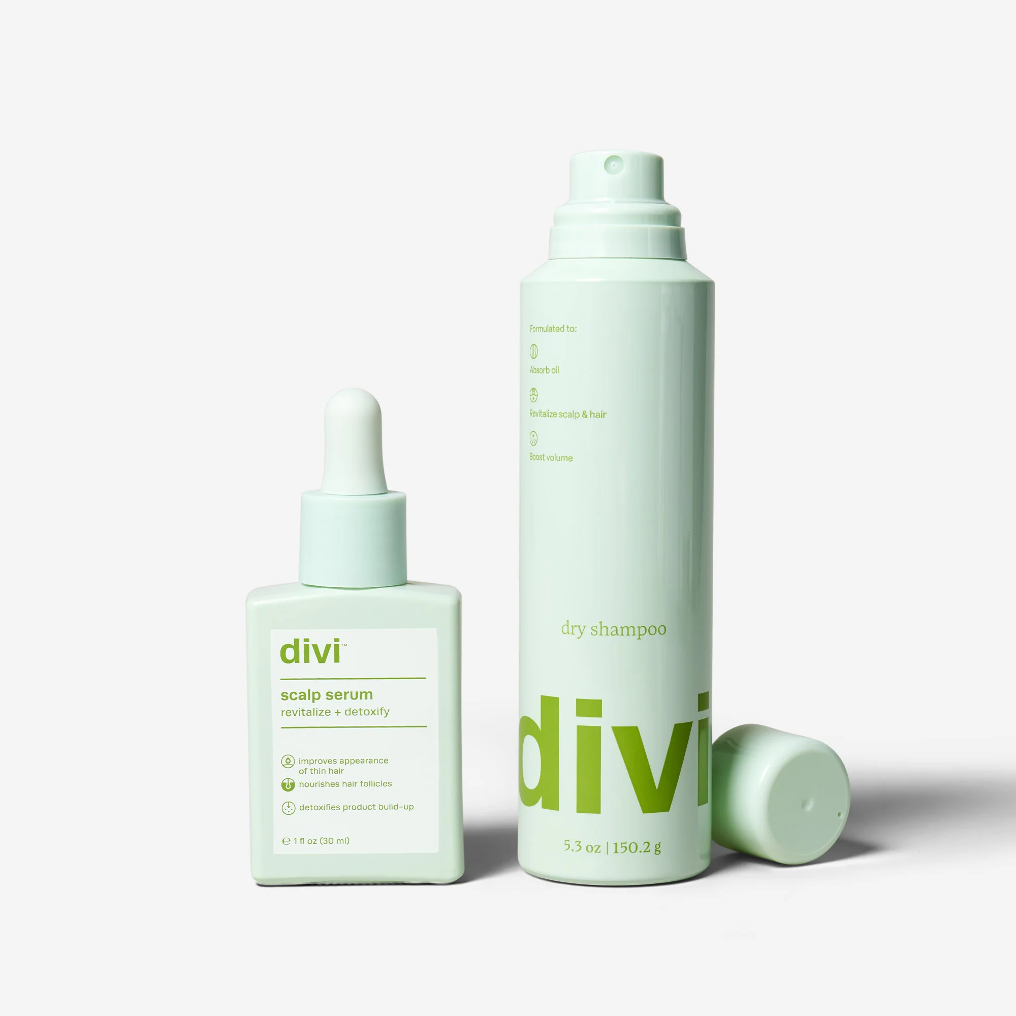 Best Sellers Bundle | Dry Shampoo & Scalp Serum for a Hydrated Scalp | Divi Official LLC