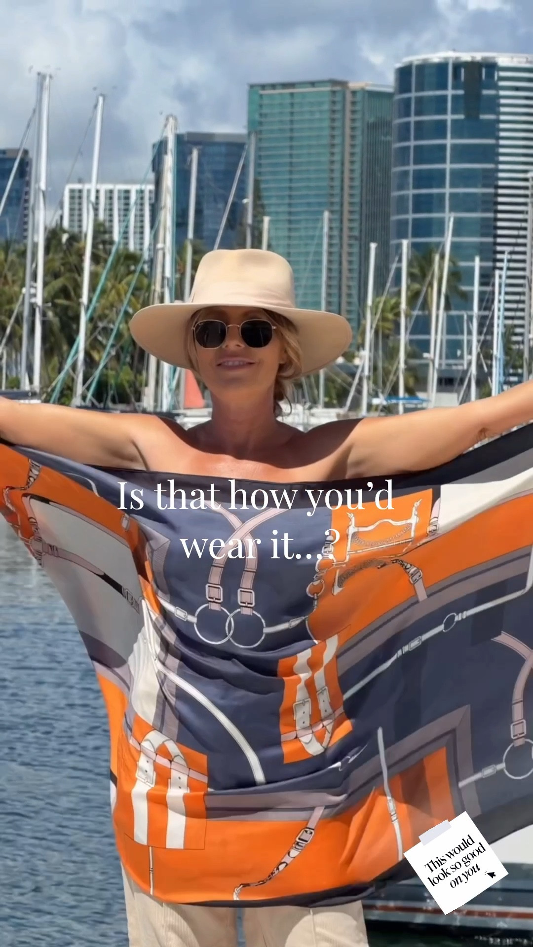 Would you make a blouse from a scarf ? YES or NO ?

#LTKSeasonal #LTKU #LTKootd